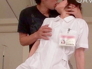 Asian babe swallows creamy sperm inside